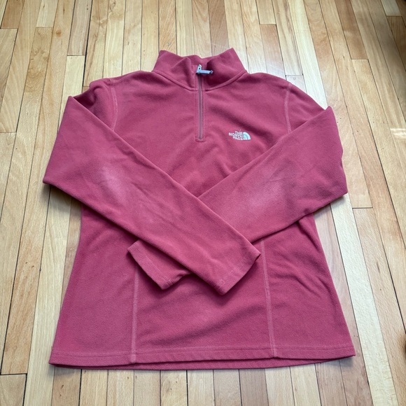 The North Face Women's Pink Fleece Sweater Sz S GUC - Picture 1 of 9